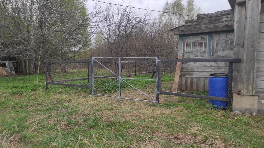 Ворота установка